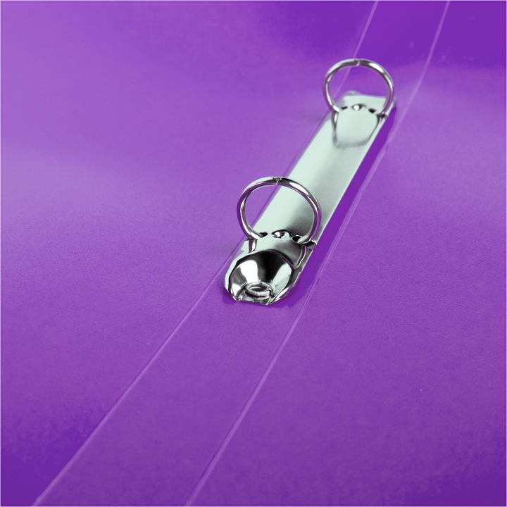 Actual product image Idena Ring binder A4 PP purple 20mm 2 rings (A4, 20 mm, 1 Piece)
