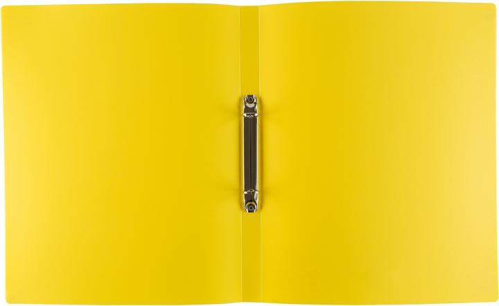 Actual product image Idena Ring binder A4 PP yellow 20mm 2 rings (A4, 20 mm, 1 Piece)