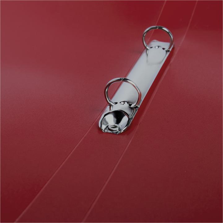 Actual product image Idena Ring binder A4 PP bordeaux 20mm 2 rings (A4, 20 mm, 1 Piece)