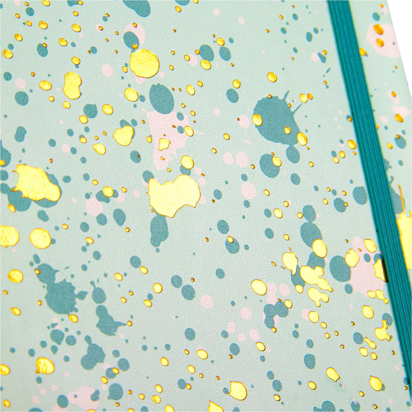 Thumbnail - Idena, Heft + Block, Notizbuch Sparkle mint kariert FSC-Mix (14 x 20 cm, Kariert)