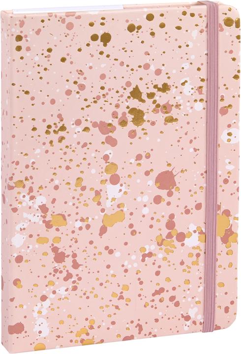 Image du produit Idena Carnet de notes Sparkle rose à carreaux FSC-Mix (14 x 20 cm, Quadrillé, Couverture rigide)