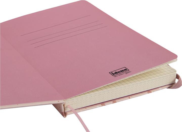Image du produit Idena Carnet de notes Sparkle rose à carreaux FSC-Mix (14 x 20 cm, Quadrillé, Couverture rigide)