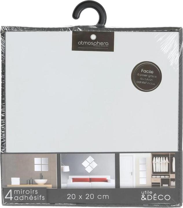 Produktbild JTI 4x selbstklebende Spiegel (20 x 20 cm)