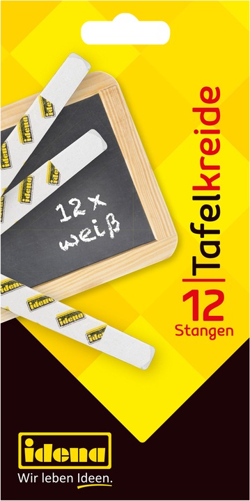 Produktbild Idena Tafelkreide (Weiss, 12 x)