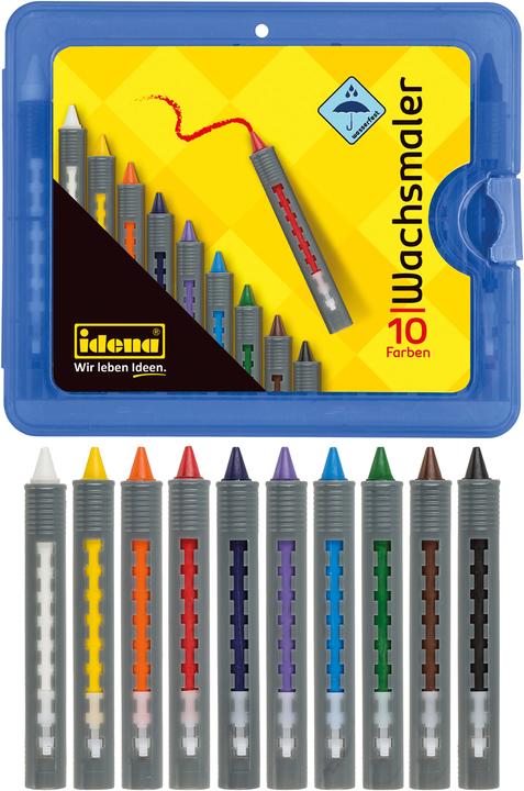 Produktbild Idena Wachsmaler 10er Box (Mehrfarbig, 10 x)