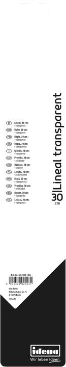 Immagine prodotto Idena Righello 30 cm in plastica trasparente (30 cm)