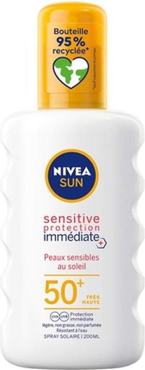 Image du produit NIVEA Spray sensible protection instantanée SPF 50+ (Spray solaire, SPF 50+, 200 ml)