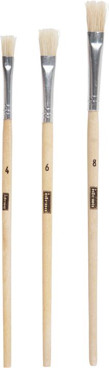 Actual product image Idena Bristle brush 3sizes 4, 6, 8 FSC100%