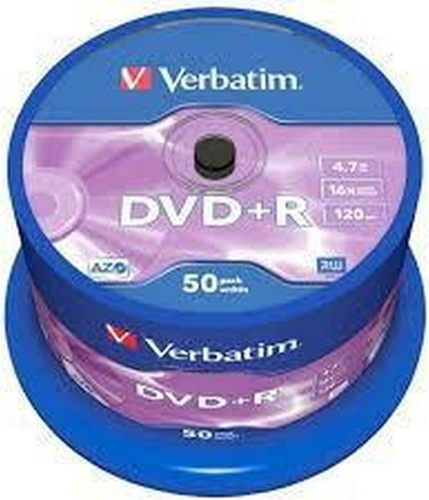 Actual product image Verbatim Dvd+R (50x)
