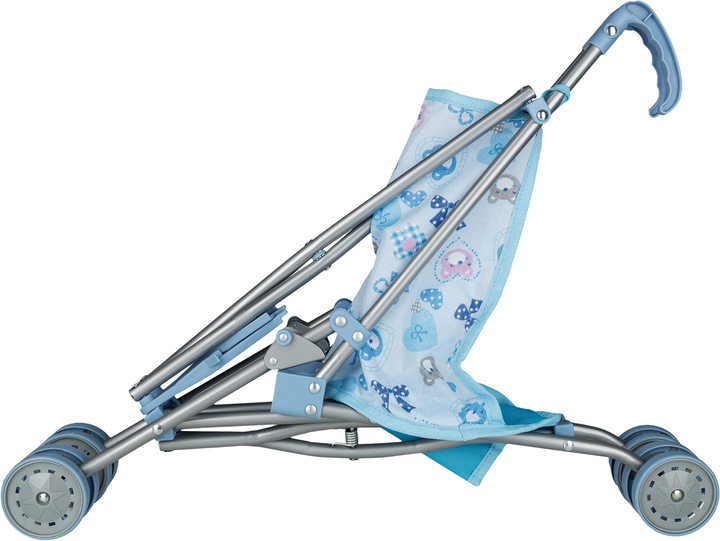 Actual product image Idena Doll buggy blue foldable