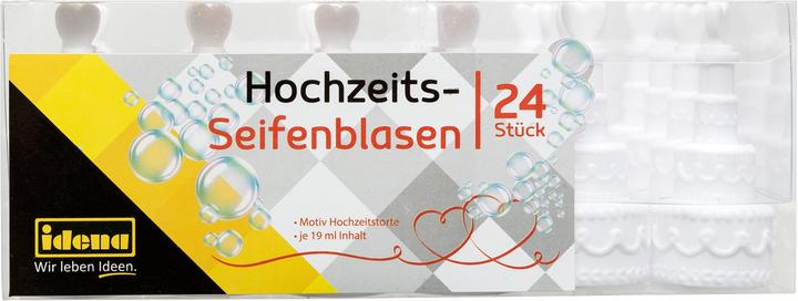 Produktbild Idena Seifenblasen Torte 19ml 24er