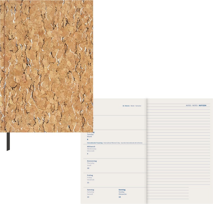 Produktbild Idena Agenda A5 2023 Kork FSC-Mix (A5, Deutsch)