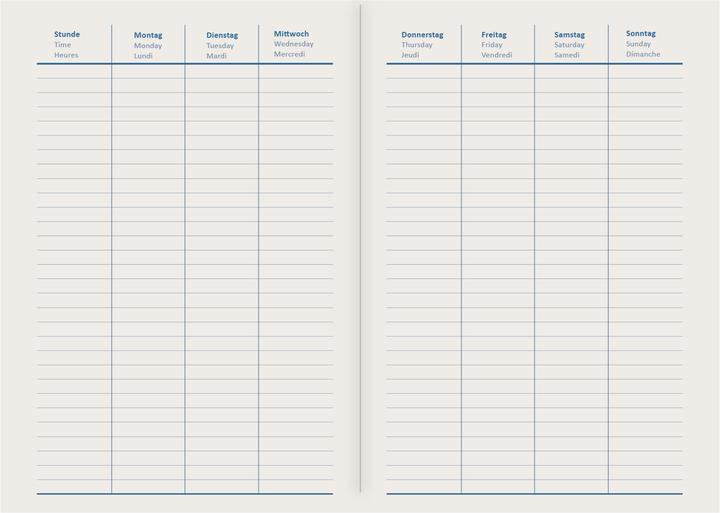 Productafbeelding Idena Agenda A5 2023 Kurk FSC Mix (A5, Duits)