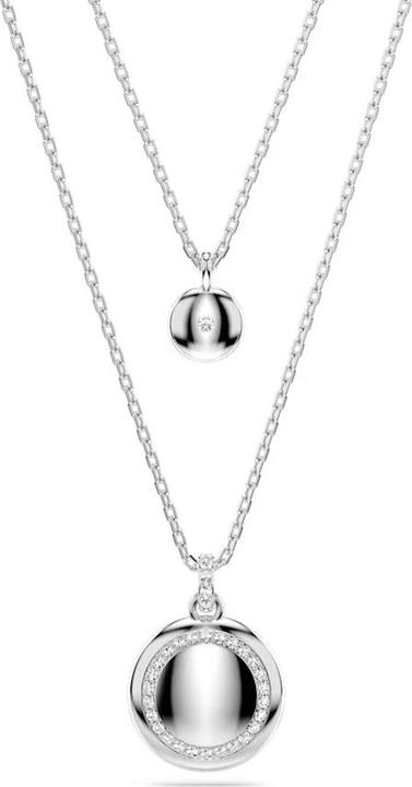 Immagine prodotto Swarovski Collana Meteora in look stratificato bianco (Metallo Swarovski, 38 cm)