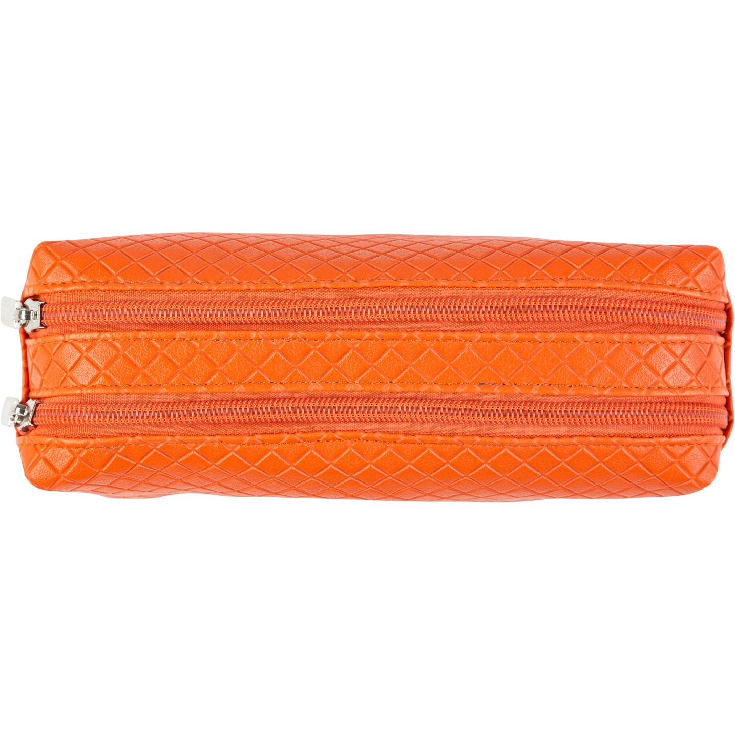 Idena, Etui, Schlamper orange strukturiert