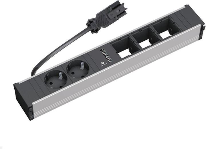 Produktbild Bachmann CONI 2xSchuko, 1xUSB & 3xEmpty (5 x, CEE 7/3, 0.20 m)