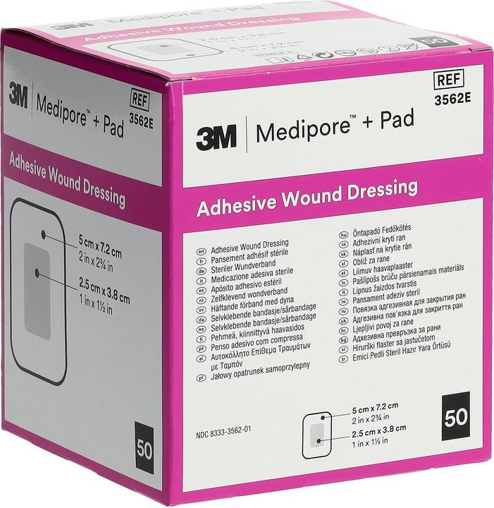 Produktbild 3M Medipore Plus Pad (50x)