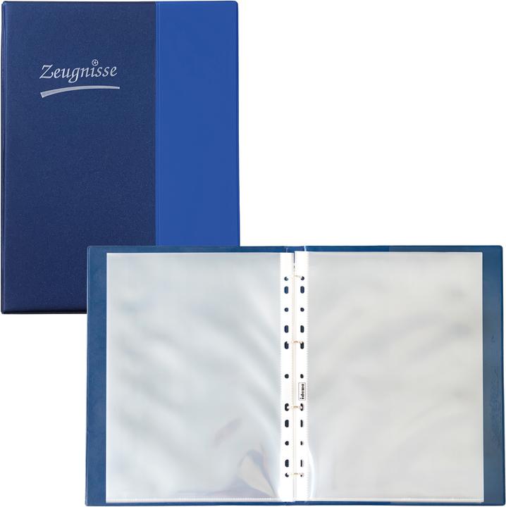 Idena Cahier de notes A4 10 pochettes bleu (A4, 1 x)
