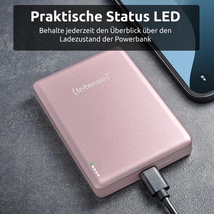 Actual product image Intenso Magn. Wireless Powerbank MW10000 10000 mAh Rosé (10000 mAh, 20 W, 37 Wh)