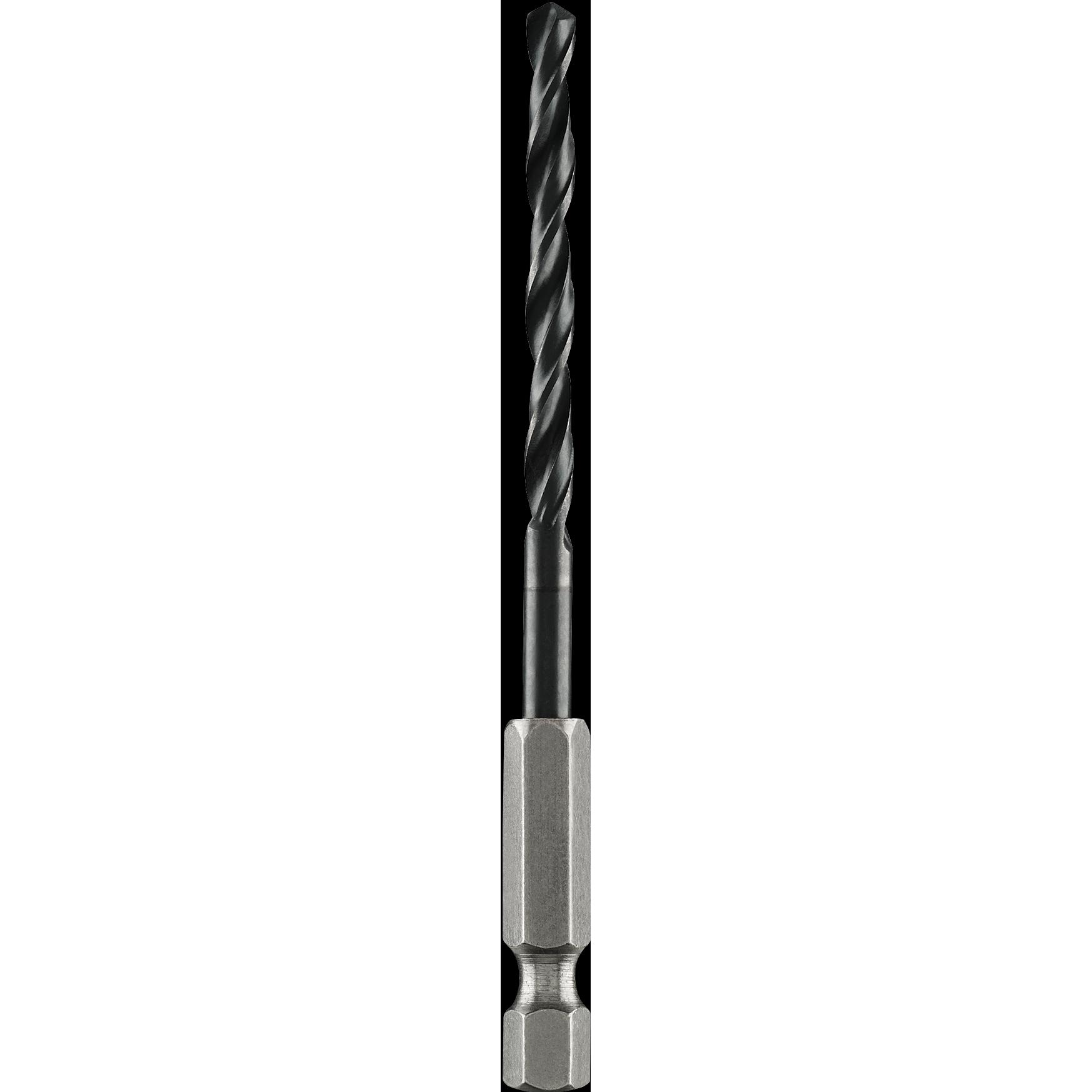 Bosch Zubehör, Bohrereinsatz, Metallspiralbohrer-HSS- R, DIN 338, 1/4"-Sechskantschaft D= 4,0 mm L= 87 mm (4 Millimeter)