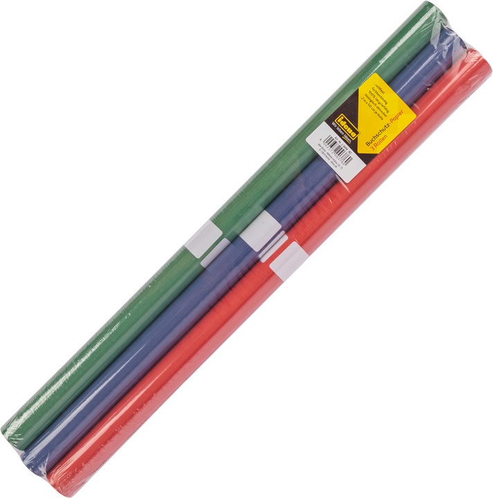 Produktbild Idena Buchschutzpapier 3er sortiert 2mx50cm (3 Stück)