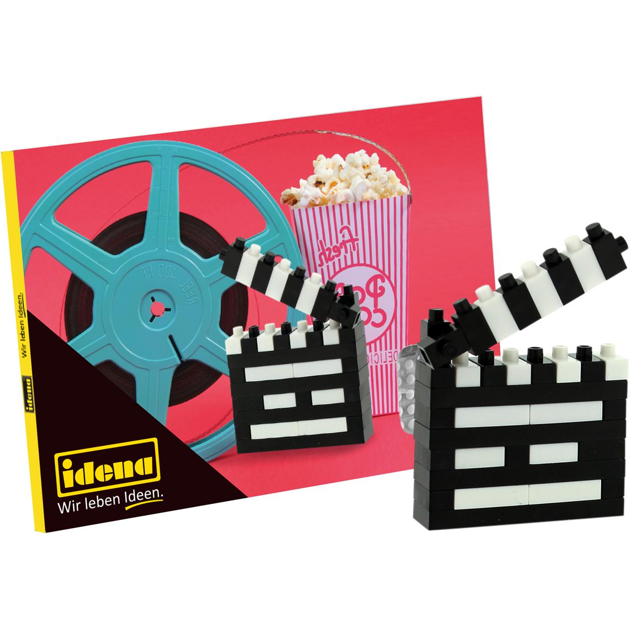 Idena Minibausteine Postkarte Filmklappe