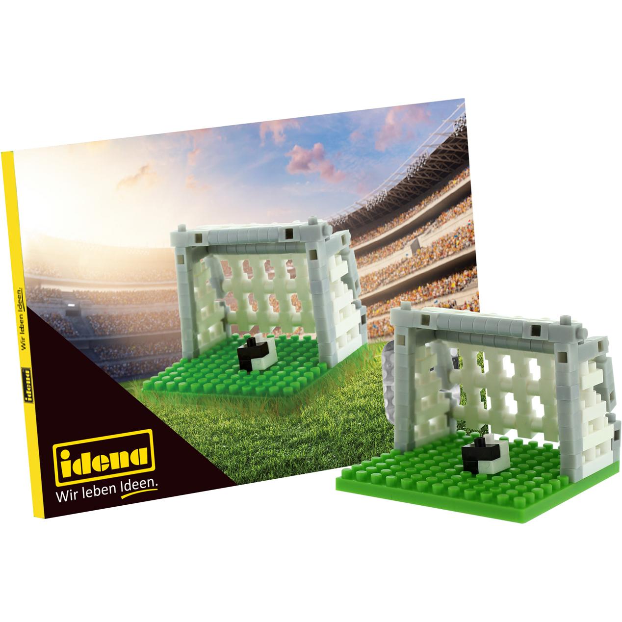 Idena Minibausteine Postkarte Fussball