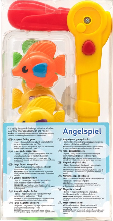 Actual product image Idena Fishing set magnetic 8 pieces