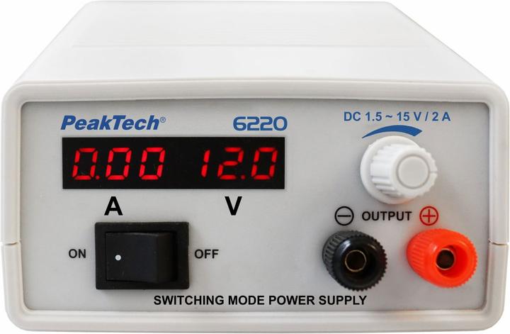 Actual product image Peaktech P 6220 Mini -switching power supply