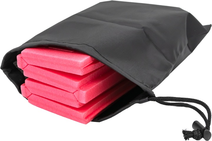 Produktbild Idena Sitzkissen Outdoor 38x28cm hellblau/rot 2er