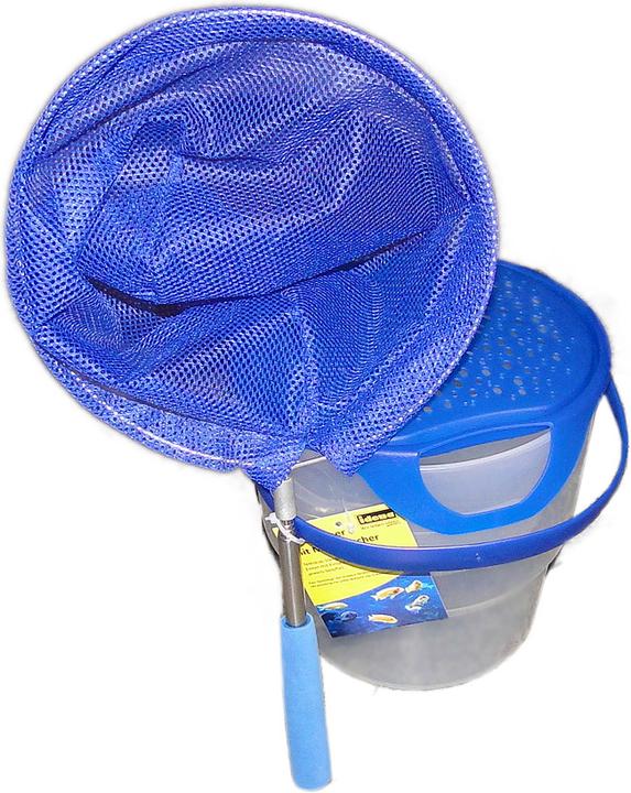 Produktbild Idena Fisch-Eimer mit Teleskop-Kescher, blau