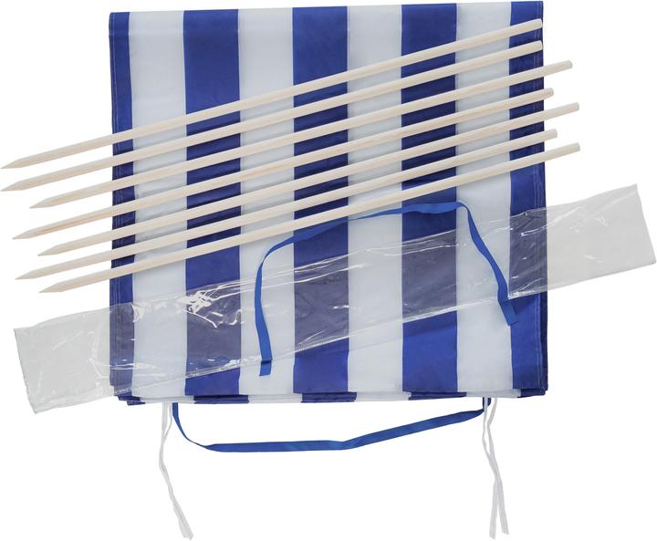 Produktbild Idena Windschutz 800x80cm blau weiss