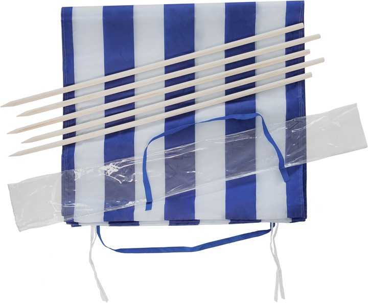 Actual product image Idena Windbreak 600x80cm blue white