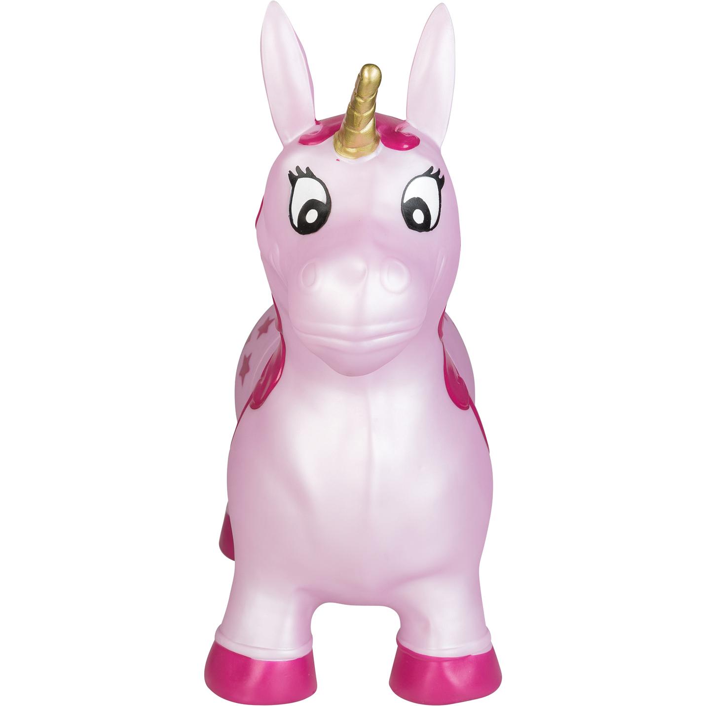 Thumbnail - Idena Hüpfpferd Einhorn pink mit Sternen