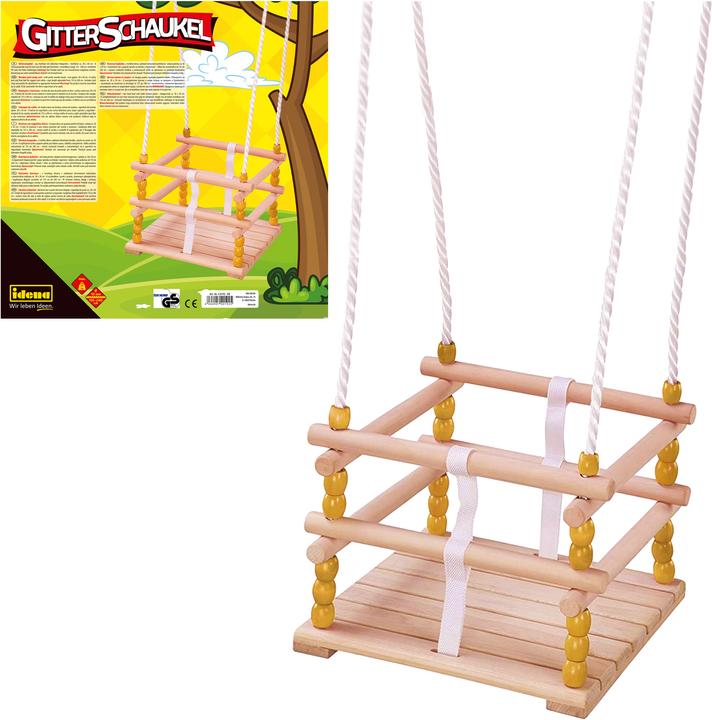 Produktbild Idena Gitterschaukel Holz 30x30cm TÜV und GS
