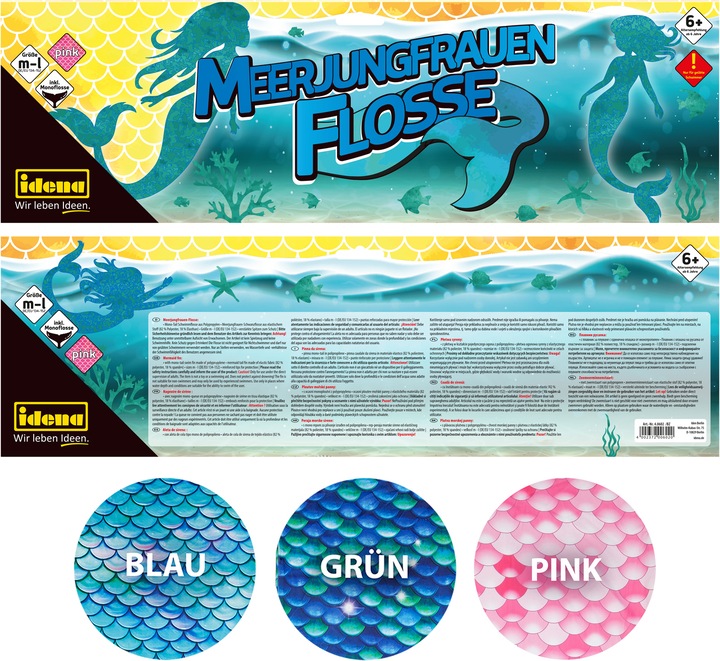 Produktbild Idena Meerjungfrauflosse Gr.XS/S grün (XS/S)