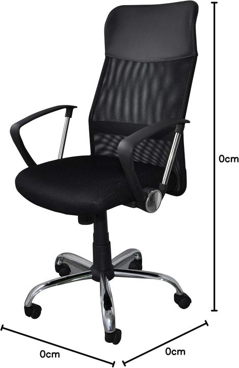 Actual product image Office Products Corfu swivel chair with AL black
