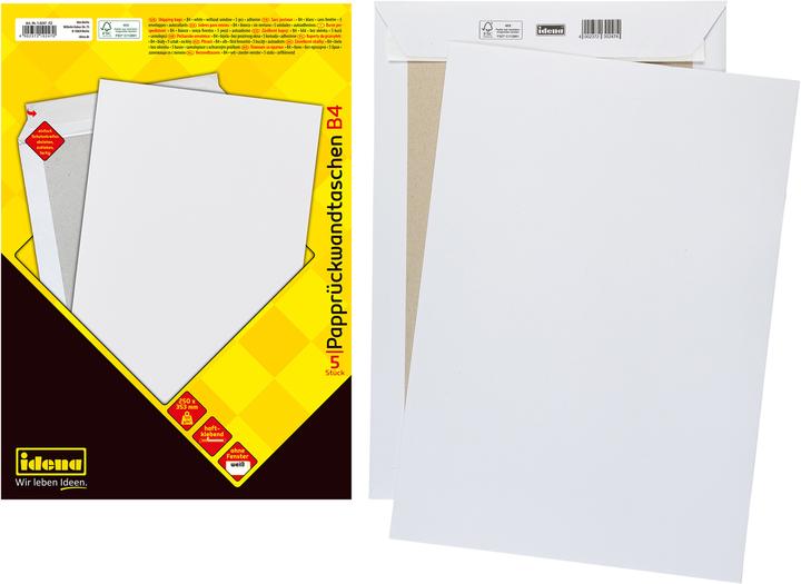 Produktbild Idena VT B4 weiss 120g hk 5er o.F Rückwand FSC-Mix (5 Stk.)