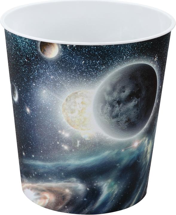 Idena Papierkorb aus PP 9 Liter, Weltraum (9 l)