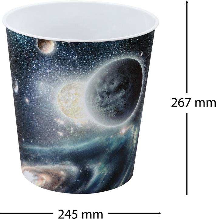 Produktbild Idena Papierkorb aus PP 9 Liter, Weltraum (9 l)