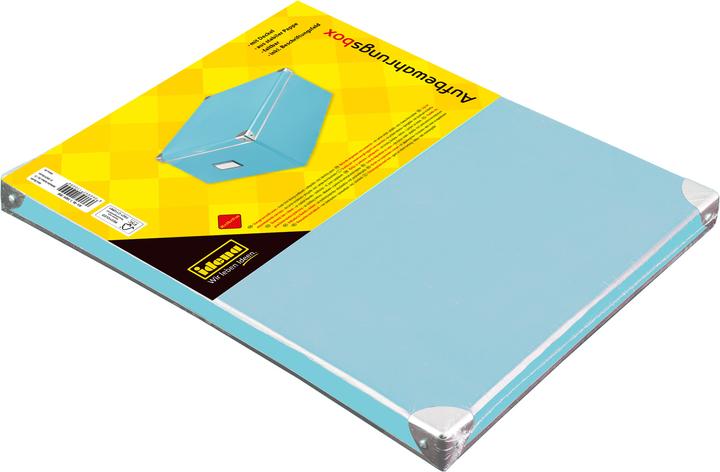 Actual product image Idena Box turquoise 35x28x17cm FSC-Rec