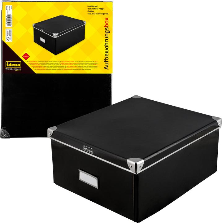 Actual product image Idena Box black 35x28x17cm FSC-Rec