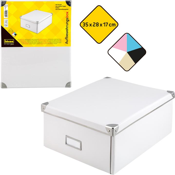 Actual product image Idena Box white 35x28x17cm FSC-Rec