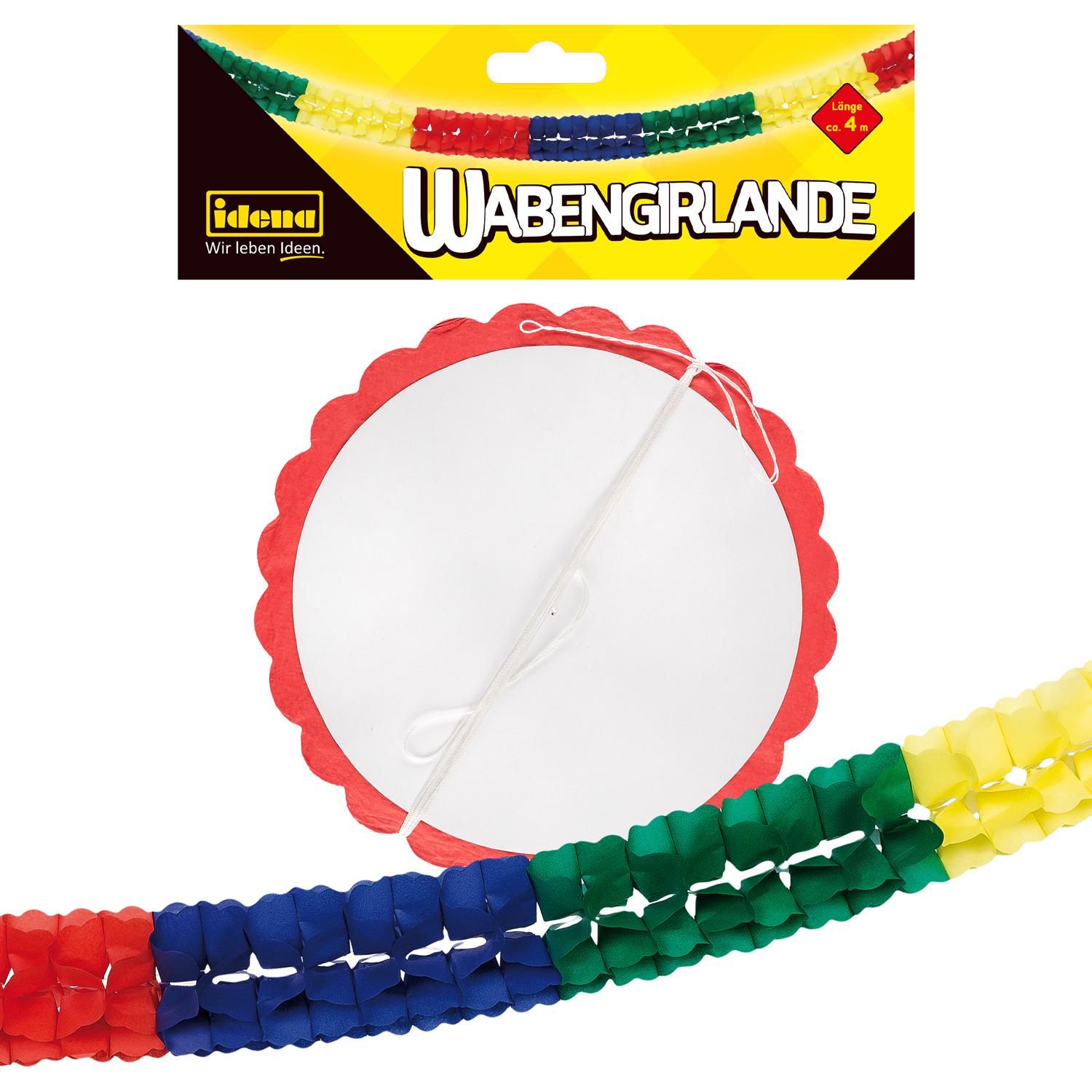 Idena Wabengirlande 4m D17cm FSC-Mix