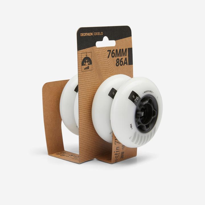 Image du produit Oxelo Stellrad 76 mm 86A 4er-Pack (76 mm, 86a)