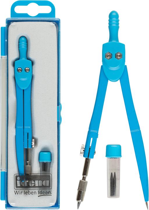 Actual product image Idena School compass light blue