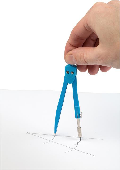 Actual product image Idena School compass light blue