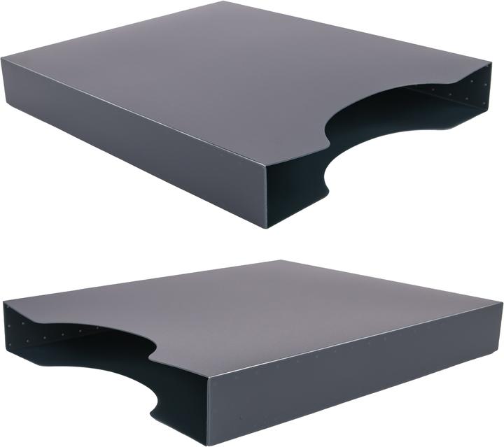 Produktbild Idena Heftbox A4 hoch PP transluzent schwarz (A4, 1 x)