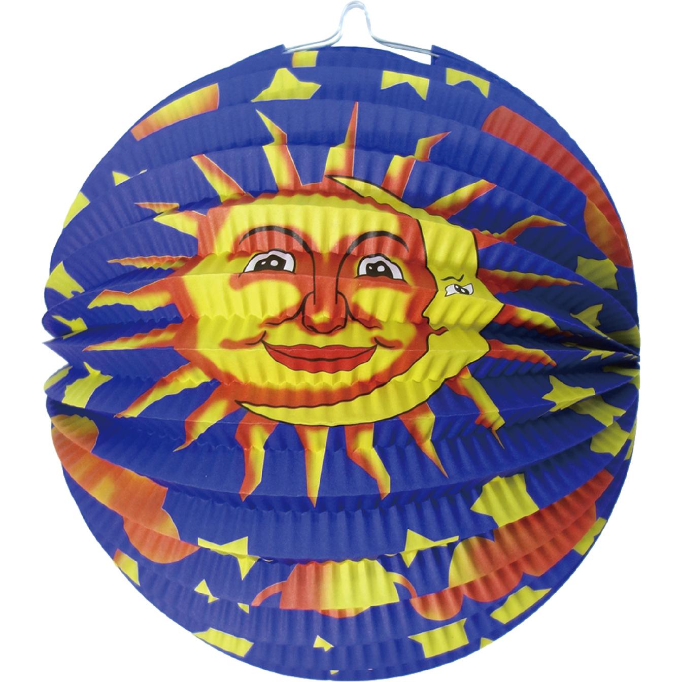 Thumbnail - Idena Lampion Sonne/Mond D26cm FSC-Mix