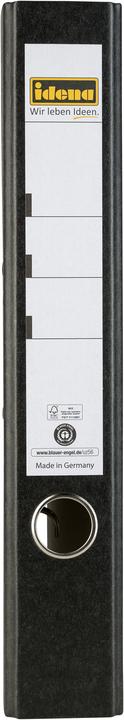 Produktbild Idena Ordner A4 schwarz 5cm Wolkenmarmor FSC-Mix (A4, 50 mm)